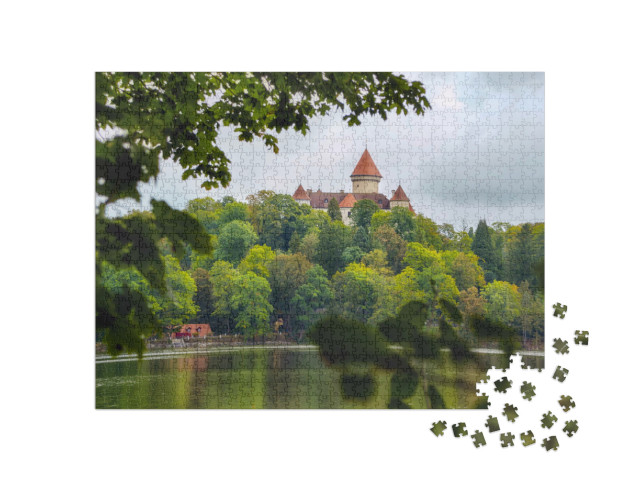 puzzle 1000 dílků „Zámek Konopiště, Česká republika“