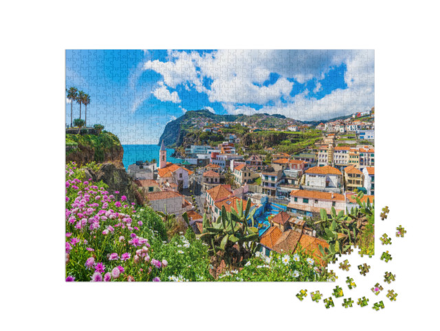 puzzle 1000 dílků „Panorama Camara de Lobos, Madeira, Portugalsko“