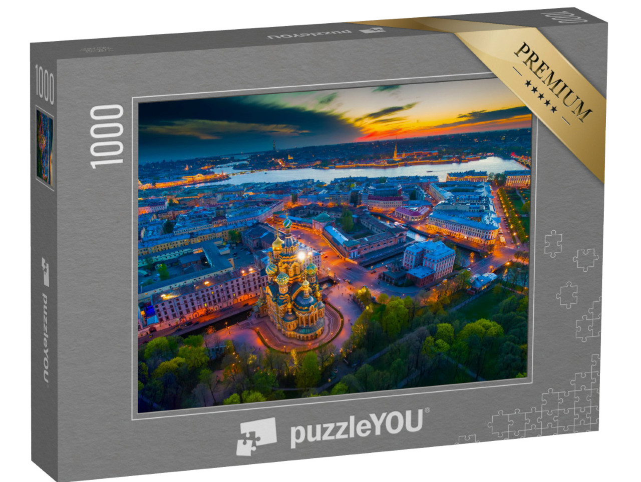 puzzle 1000 dílků „Spasitel na prolité krvi, Petrohrad“