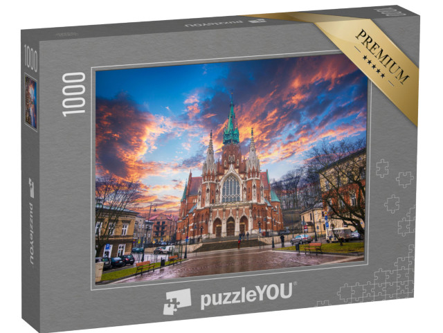 puzzle 1000 dílků „Kostel svatého Josefa při západu slunce, Krakov, Polsko“