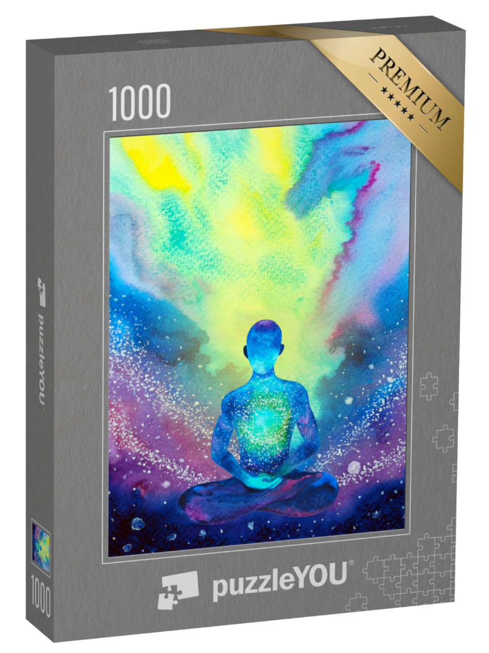 puzzle 1000 dílků „Barevný obrázek pro meditaci“
