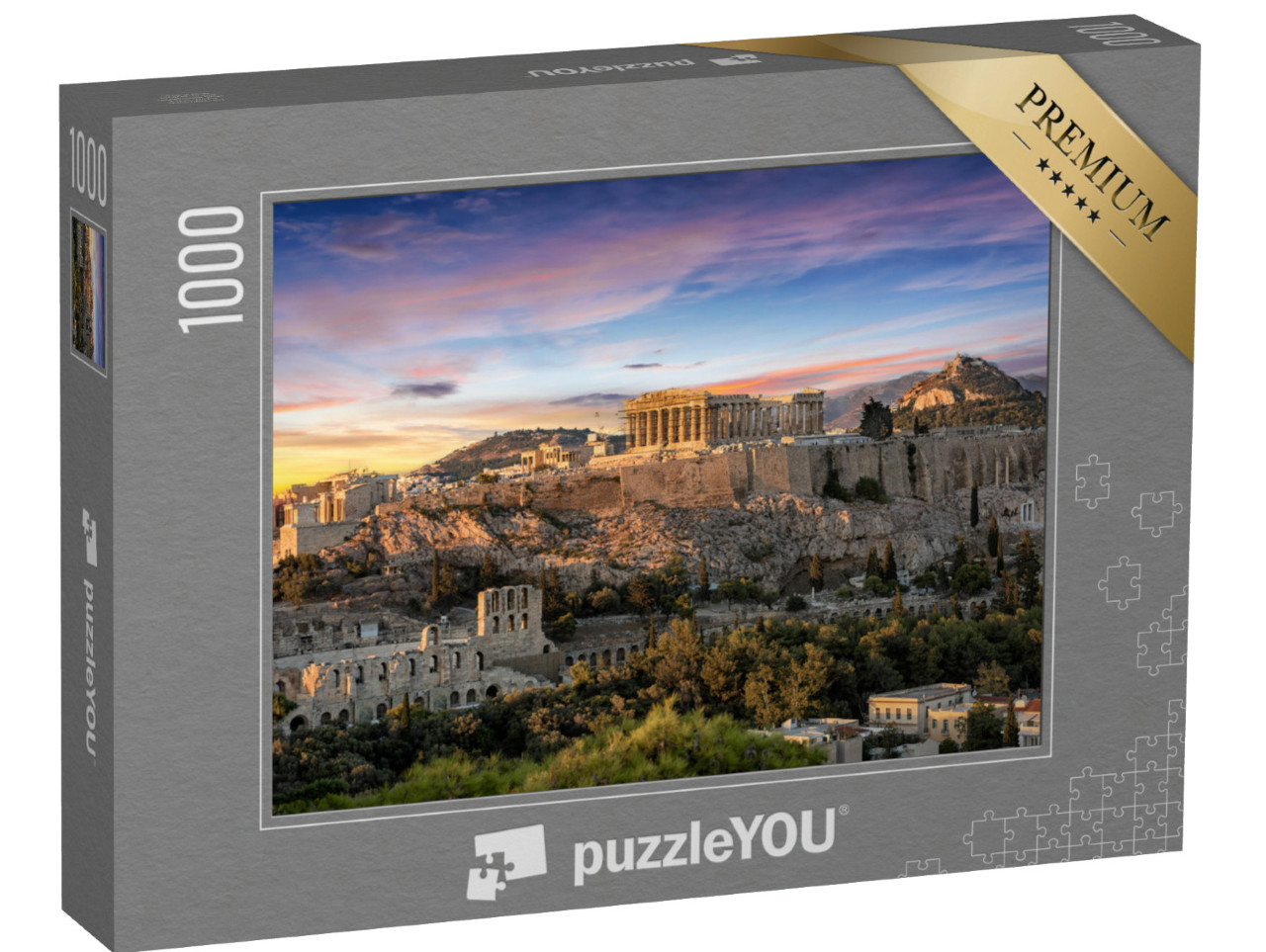 puzzle 1000 dílků „Chrám Parthenon na aténské Akropoli, Řecko“