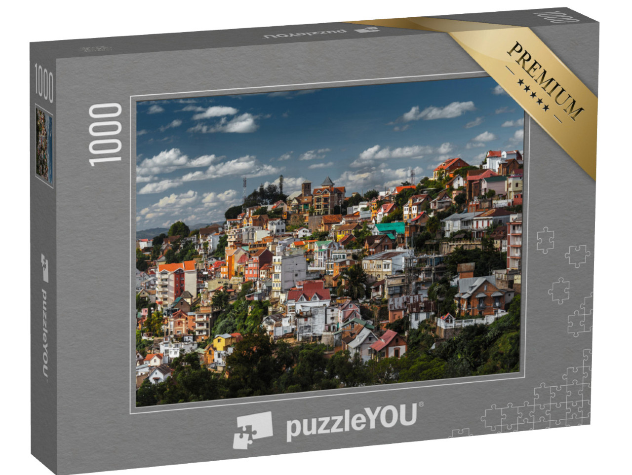 puzzle 1000 dílků „Pohled na Antananarivo, hlavní město Madagaskaru“