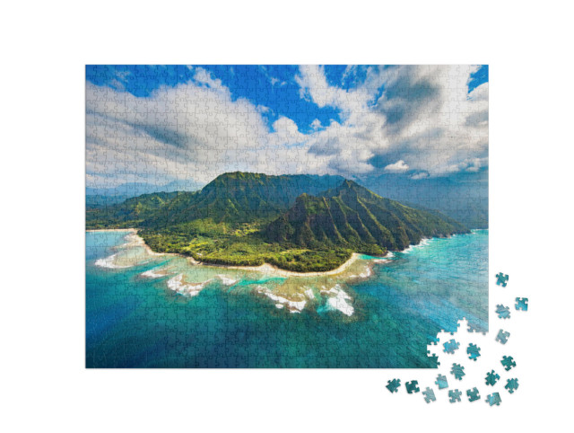 puzzle 1000 dílků „Pobřeží Na Pali, Kauai“