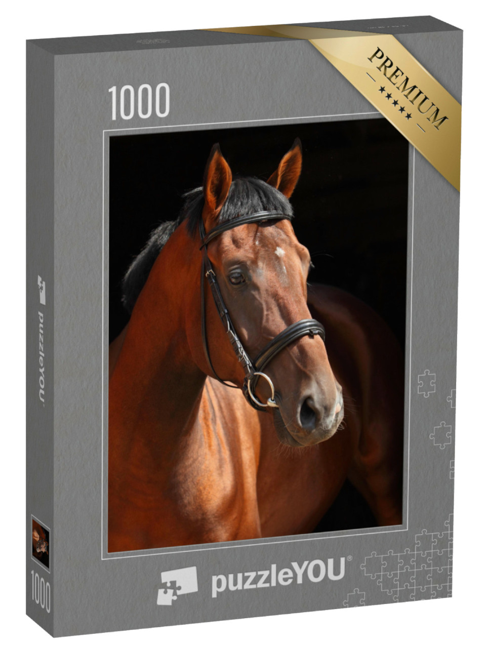 puzzle 1000 dílků „Trakénský hřebec“