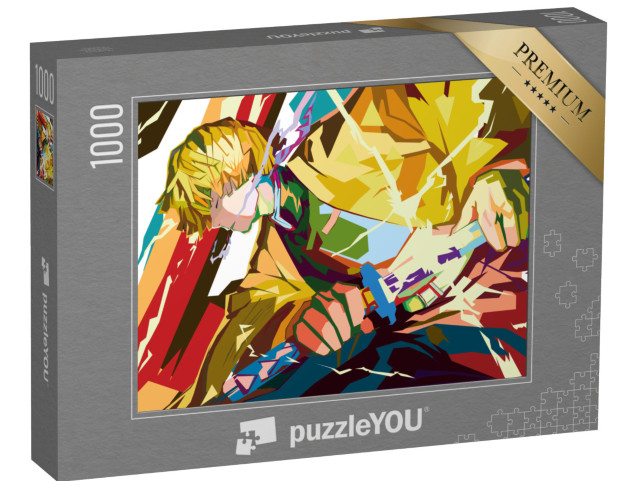 puzzle 1000 dílků „Pop art anime kimetsu no yaiba“