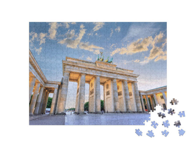 puzzle 500 dílků „Braniborská brána při západu slunce“