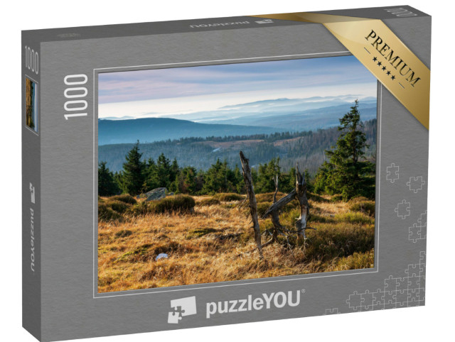 puzzle 1000 dílků „Pohled z Brockenu na národní park Harz, Německo“