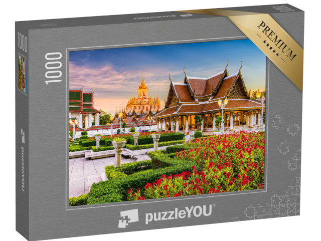 puzzle 1000 dílků „Chrám Wat Ratchanatdaram v Bangkoku, Thajsko“