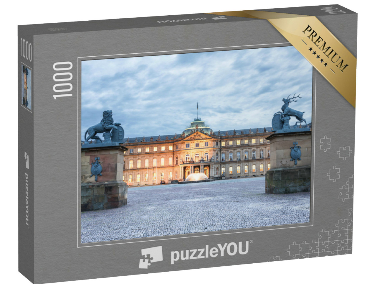 puzzle 1000 dílků „Stuttgart, Německo“