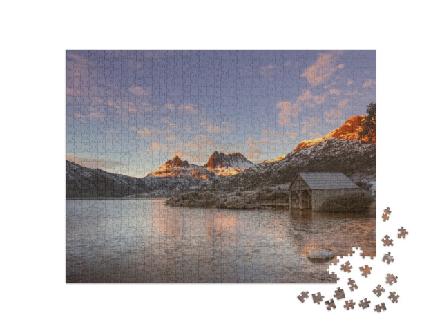 puzzle 1000 dílků „Cradle Mountain, Central Highlands v Tasmánii, Austrálie“