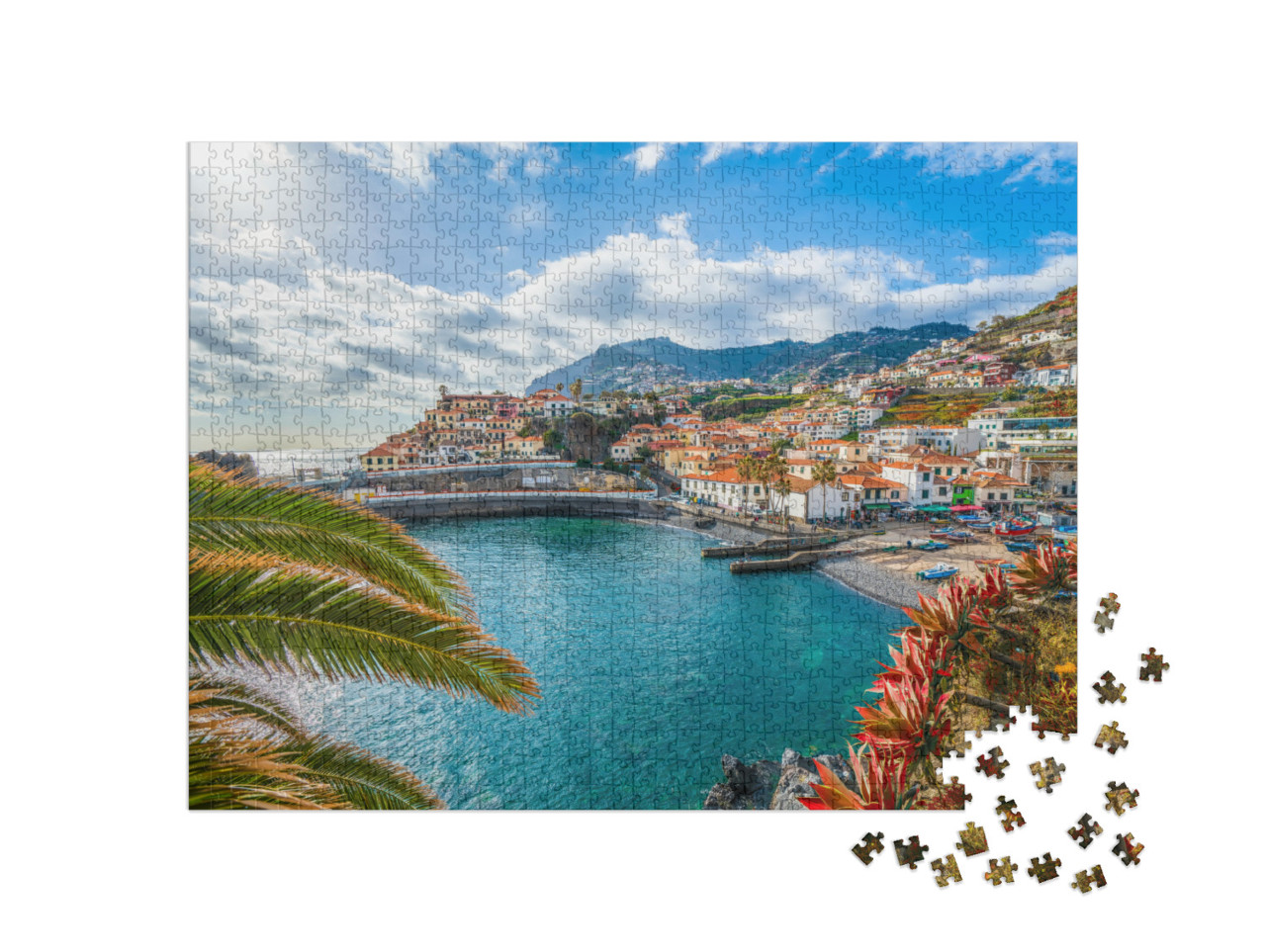 puzzle 1000 dílků „Camara de Lobos, Madeira, Portugalsko“