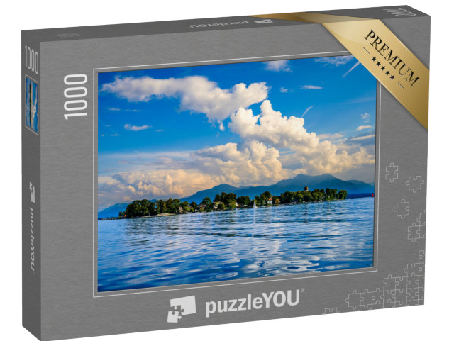 puzzle 1000 dílků „Slavný Fraueninsel na Chiemsee, Bavorsko“