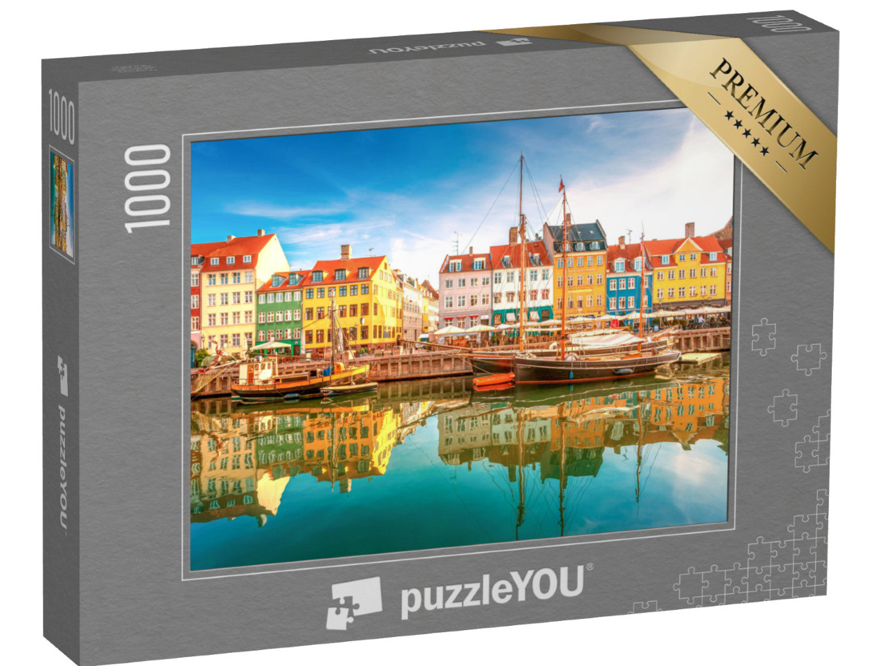 puzzle 1000 dílků „Nyhavn, Kodaň“