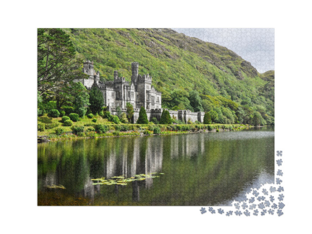 puzzle 2000 dílků „Opatství Kylemore, Galway, Irsko“