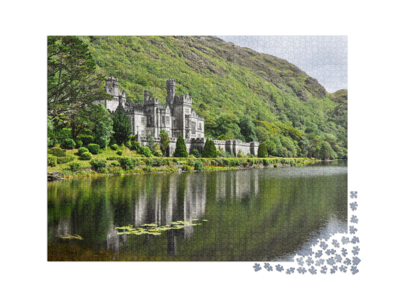 puzzle 2000 dílků „Opatství Kylemore, Galway, Irsko“