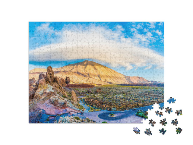 puzzle 500 dílků „Národní park Teide se sopkou na Tenerife, Španělsko“