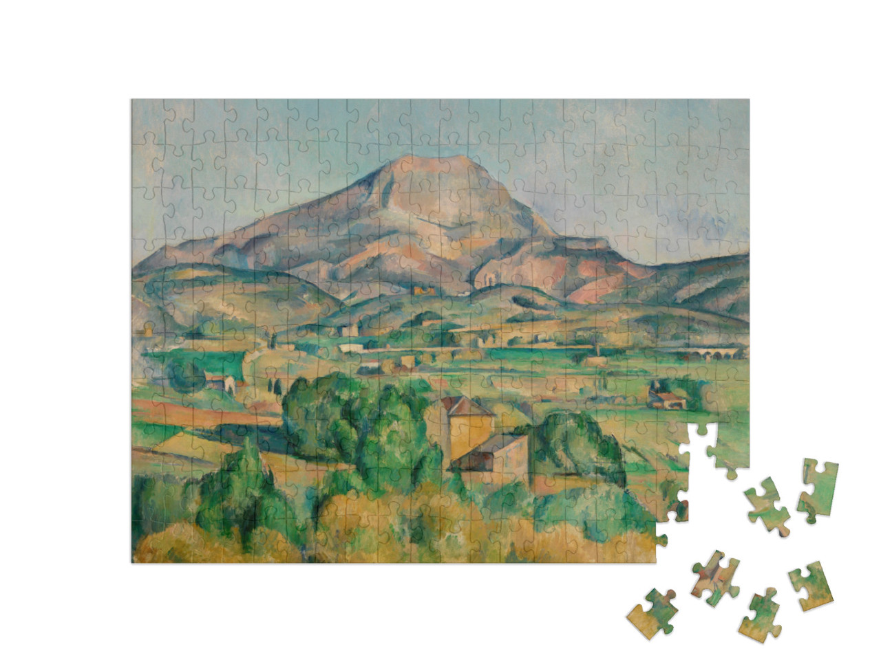 puzzle 200 dílků „Paul Cézanne - Hora Sainte-Victoire“