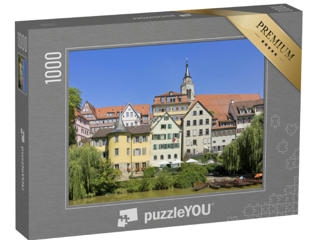 puzzle 1000 dílků „Historické průčelí domu na řece Neckar, Tübingen, Německo“