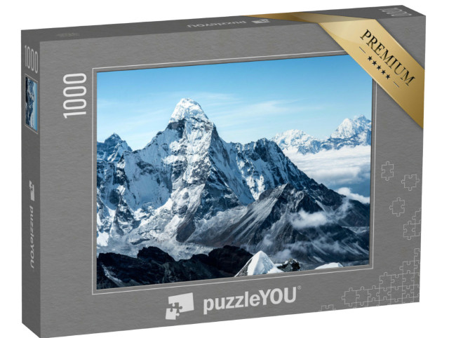 puzzle 1000 dílků „Sněžné hory v nepálském Himálaji“