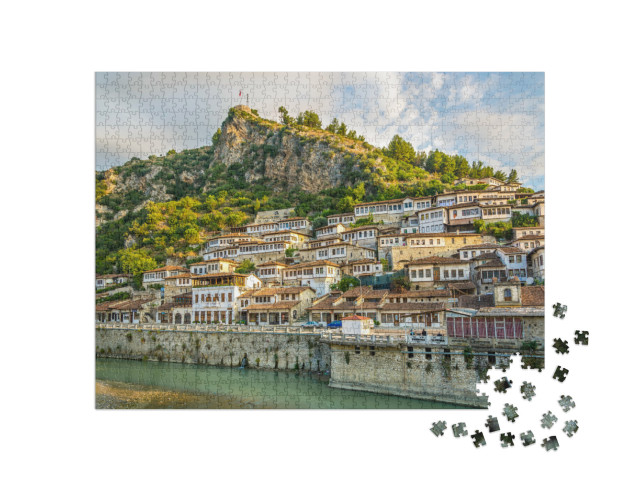 puzzle 1000 dílků „Staré město Berat, Albánie“