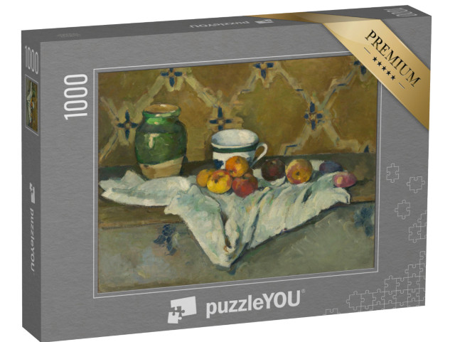 puzzle 1000 dílků „Paul Cézanne - Zátiší se džbánem, pohárem a jablky“