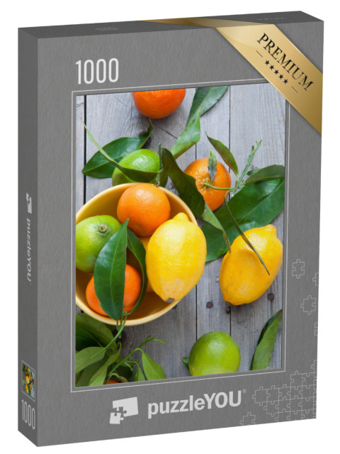 puzzle 1000 dílků „Mandarinky, citrony a limetky“
