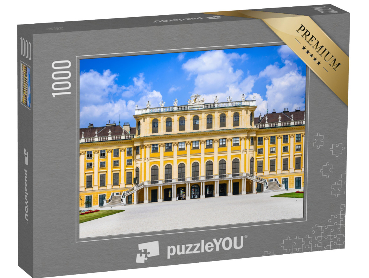 puzzle 1000 dílků „Průčelí zámku Schönbrunn ve Vídni“