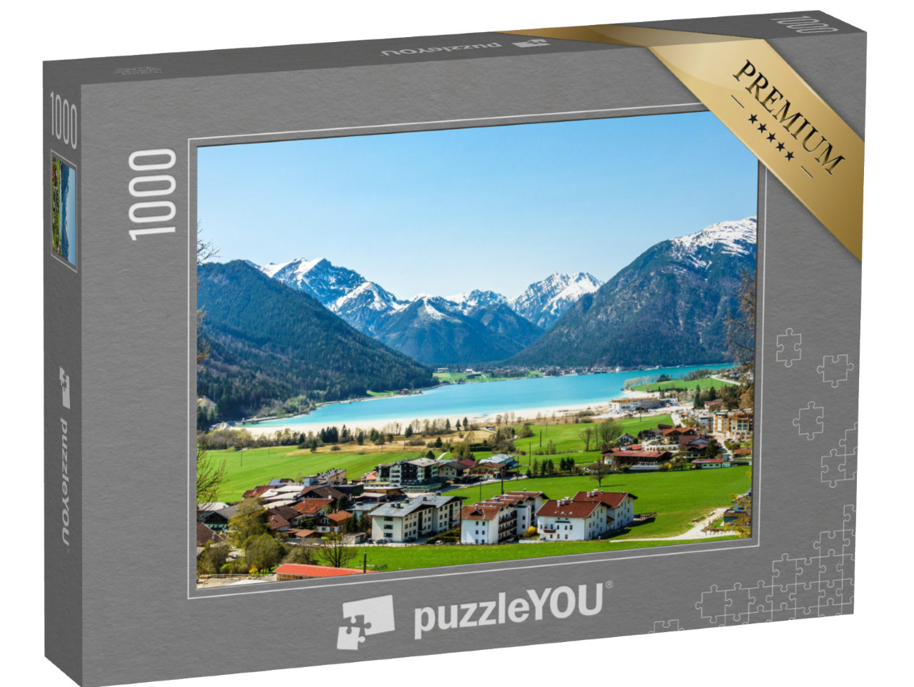 puzzle 1000 dílků „Pertisau am Achensee, Rakousko“