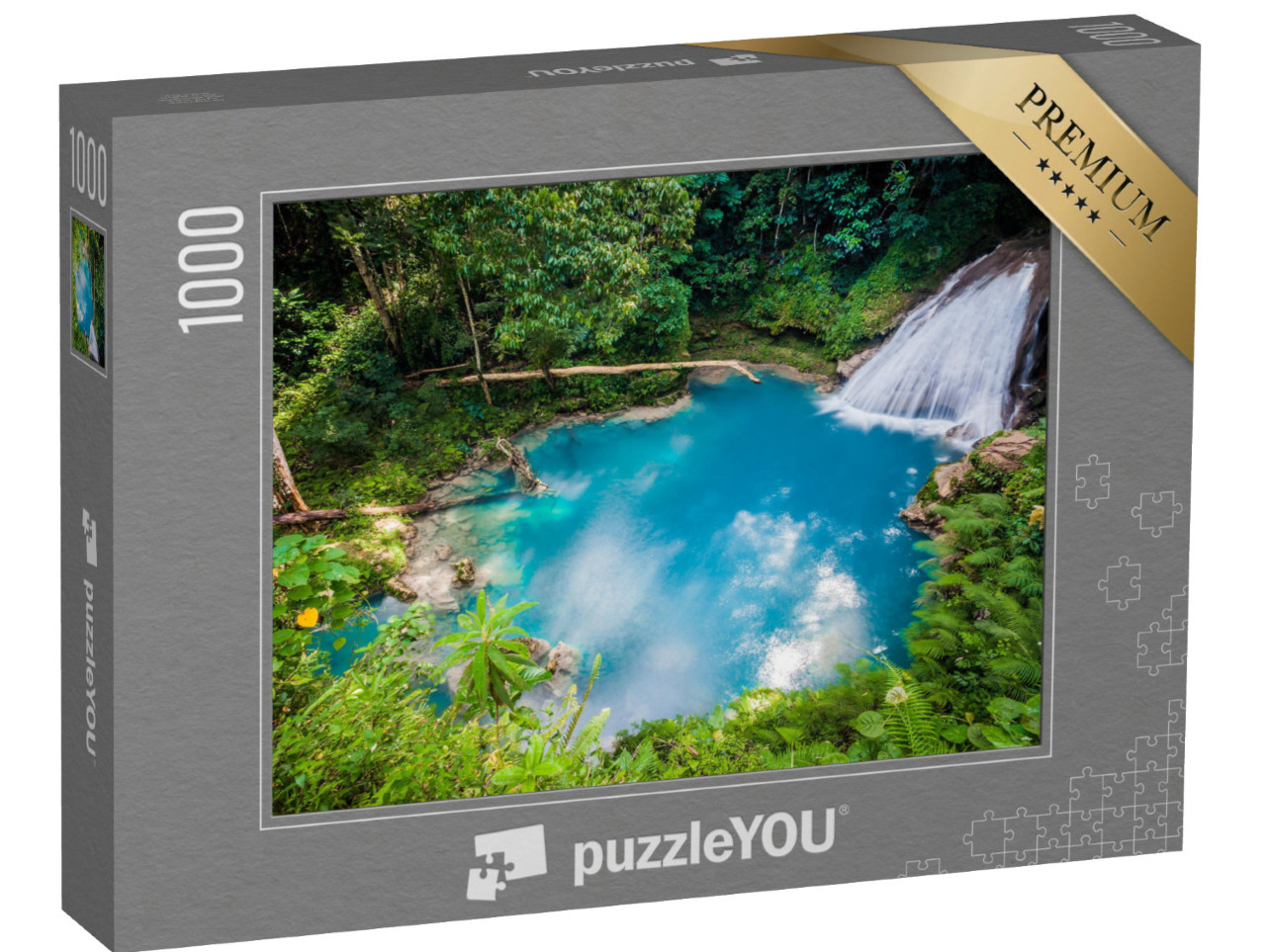 puzzle 1000 dílků „Modrá díra na Jamajce“