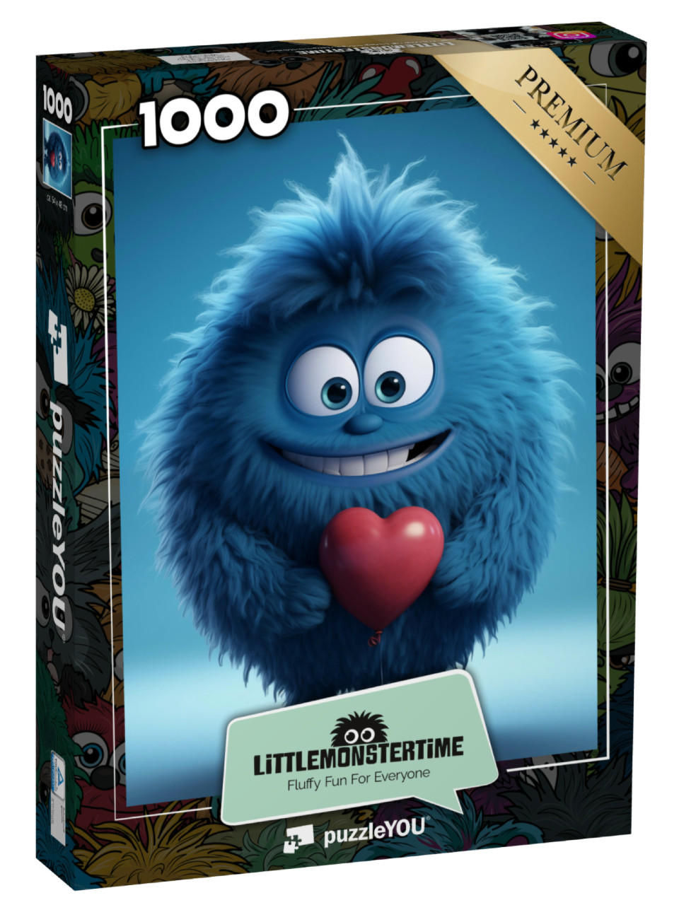 puzzle 1000 dílků „LITTLEMONSTERTIME: Charlie“