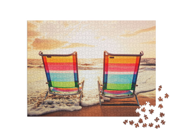 puzzle 1000 dílků „Pocit z pláže na Havaji“