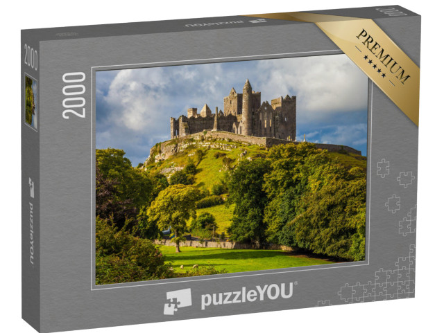 puzzle 2000 dílků „Cashelská skála v nádherném světle, Tipperary, Irsko“
