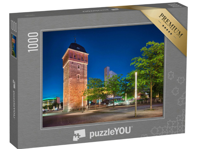 puzzle 1000 dílků „Červená věž v Chemnitzu, Německo“