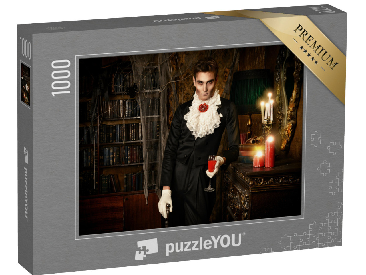 puzzle 1000 dílků „Upír v elegantním fraku“