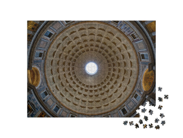 puzzle 1000 dílků „Strop Pantheonu v Římě“