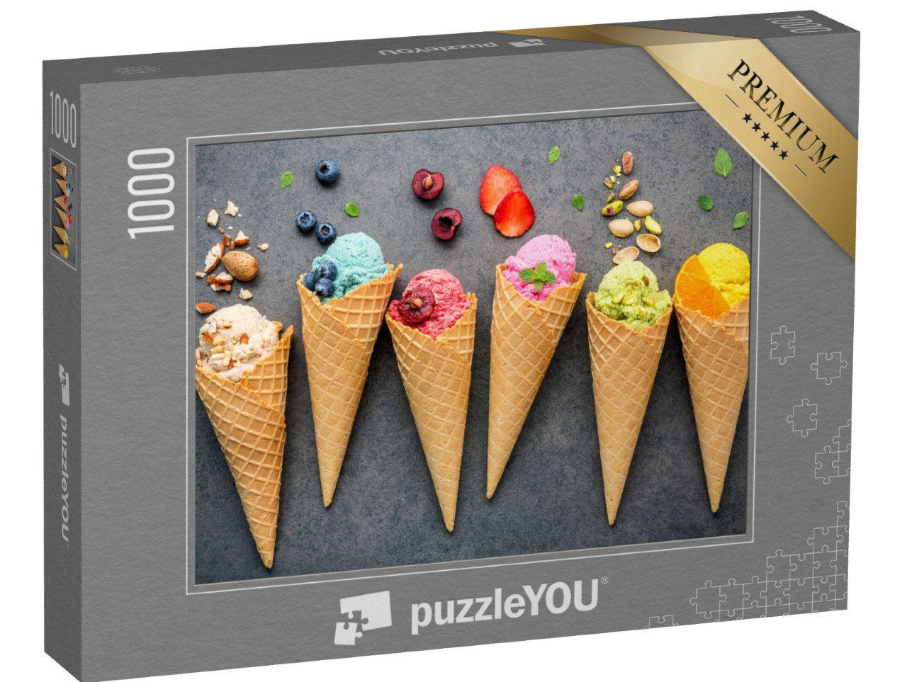 puzzle 1000 dílků „Led“