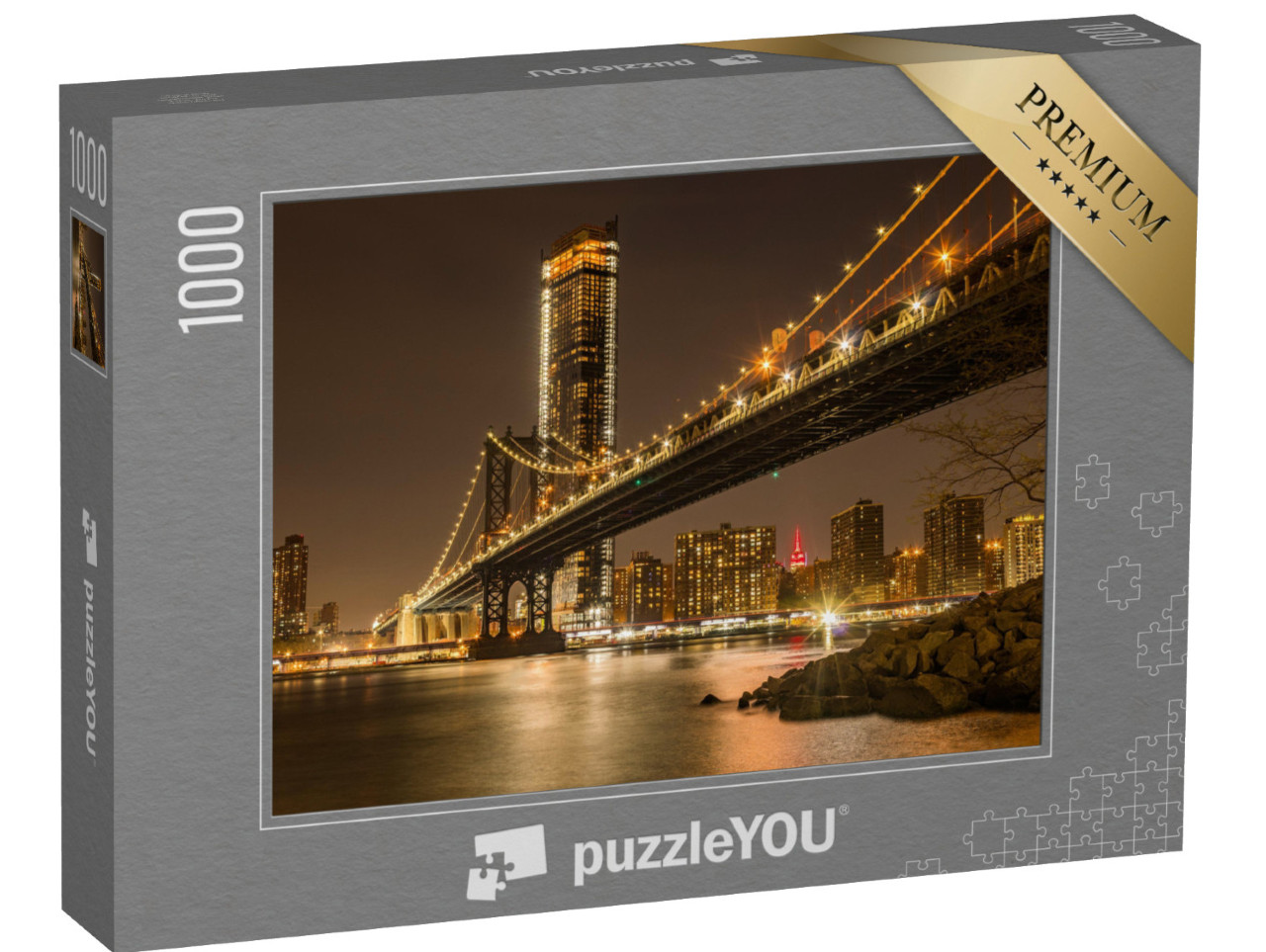 puzzle 1000 dílků „Západ slunce nad Manhattanem“