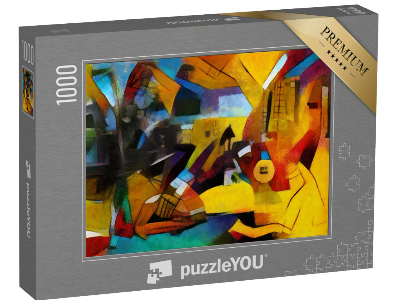 puzzle 1000 dílků „Alternativní reprodukce slavných obrazů, Picasso“