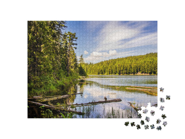 puzzle 1000 dílků „Jezero Lost Lake, Britská Kolumbie, Kanada“