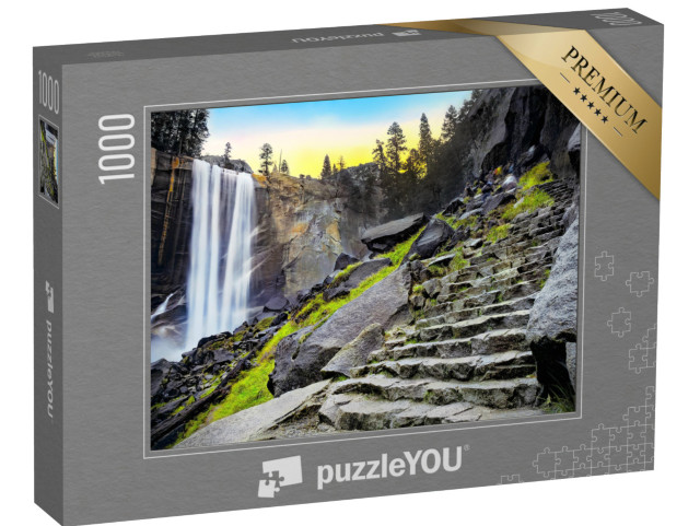 puzzle 1000 dílků „Vernal Falls v Yosemitském národním parku, Kalifornie, USA“