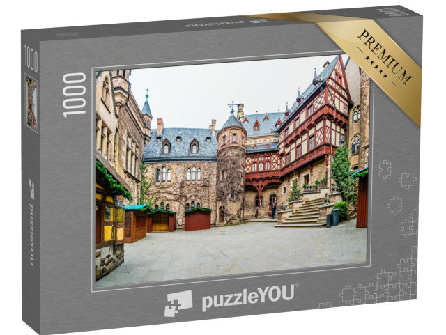 puzzle 1000 dílků „Zámek Wernigerode, Sasko-Anhaltsko, Německo“