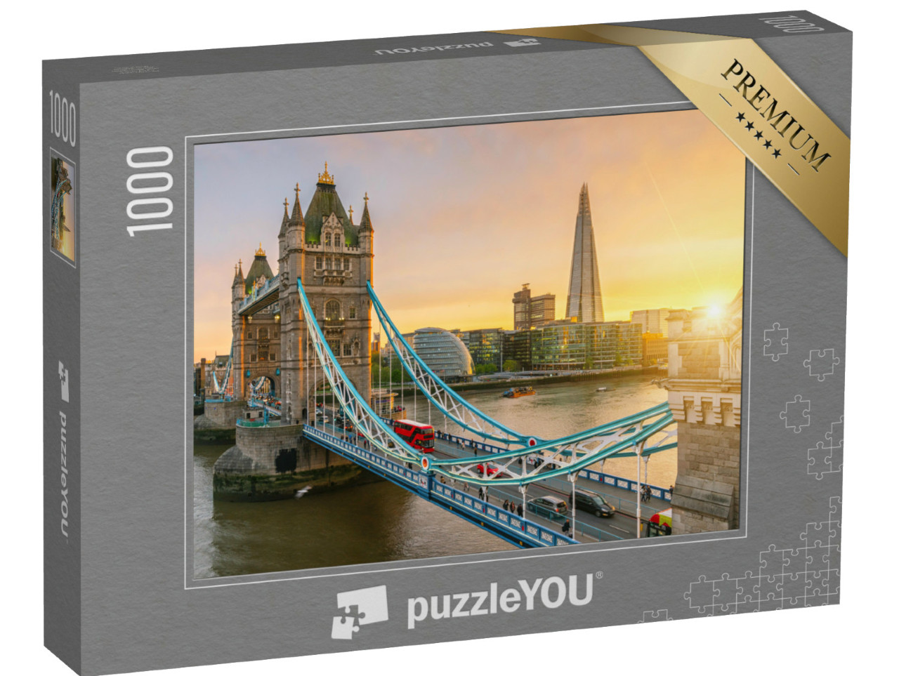 puzzle 1000 dílků „Londýnský most Tower Bridge, Anglie“
