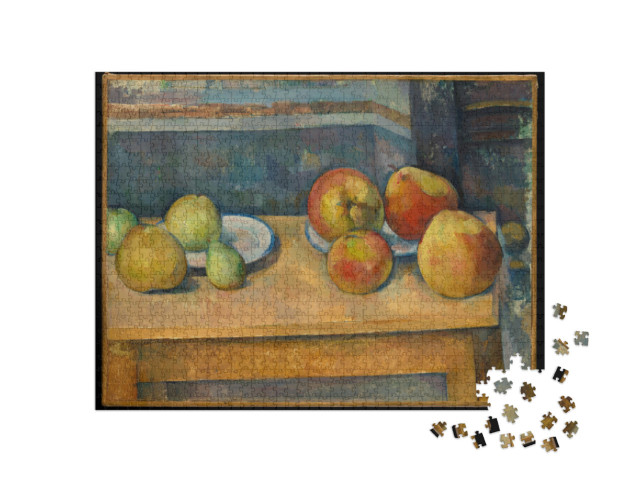 puzzle 1000 dílků „Paul Cézanne - Zátiší s jablky a hruškami“
