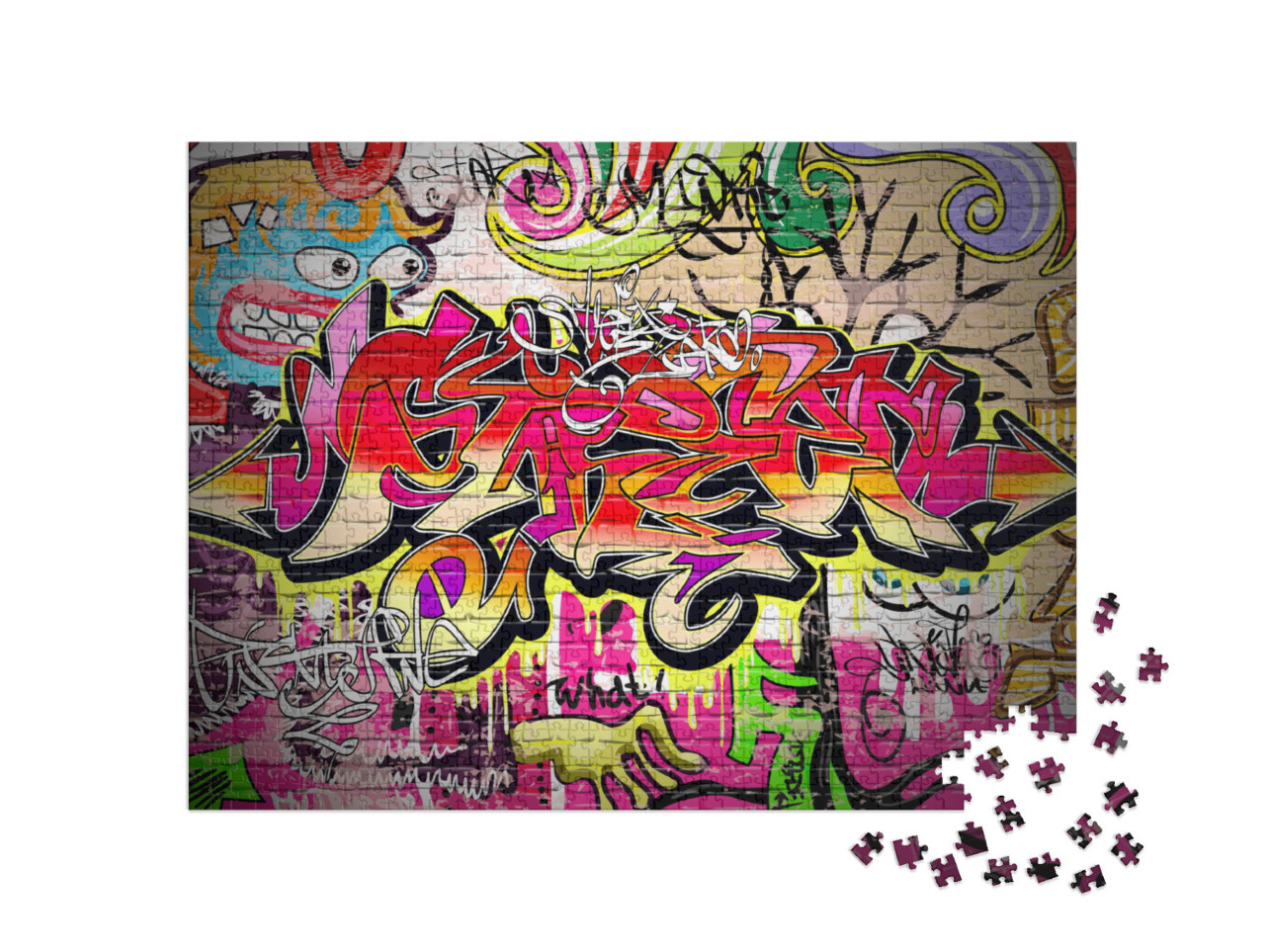 puzzle 1000 dílků „Graffiti Art Design“