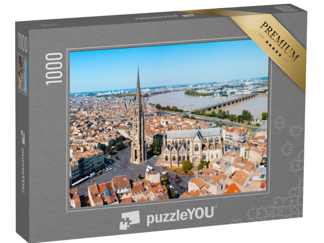 puzzle 1000 dílků „Panoramatický pohled na Bordeaux ve Francii“