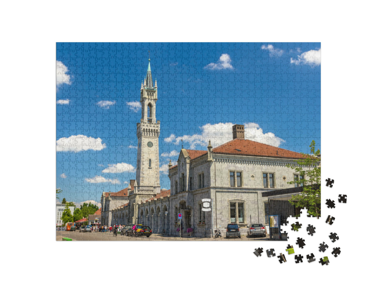 puzzle 1000 dílků „Nádraží v Kostnici, Německo“