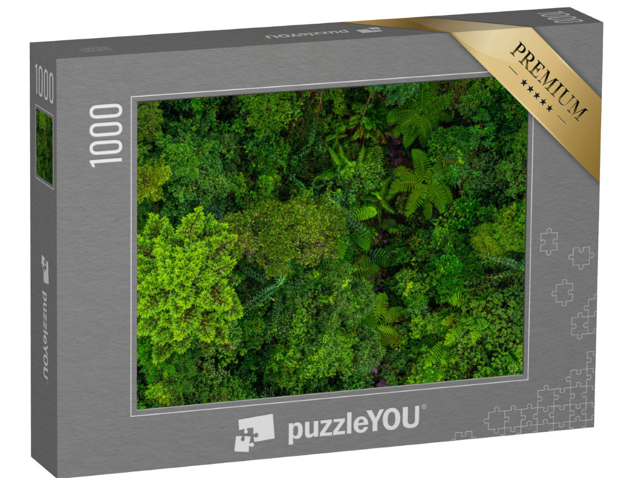 puzzle 1000 dílků „Zelená střecha deštného pralesa“