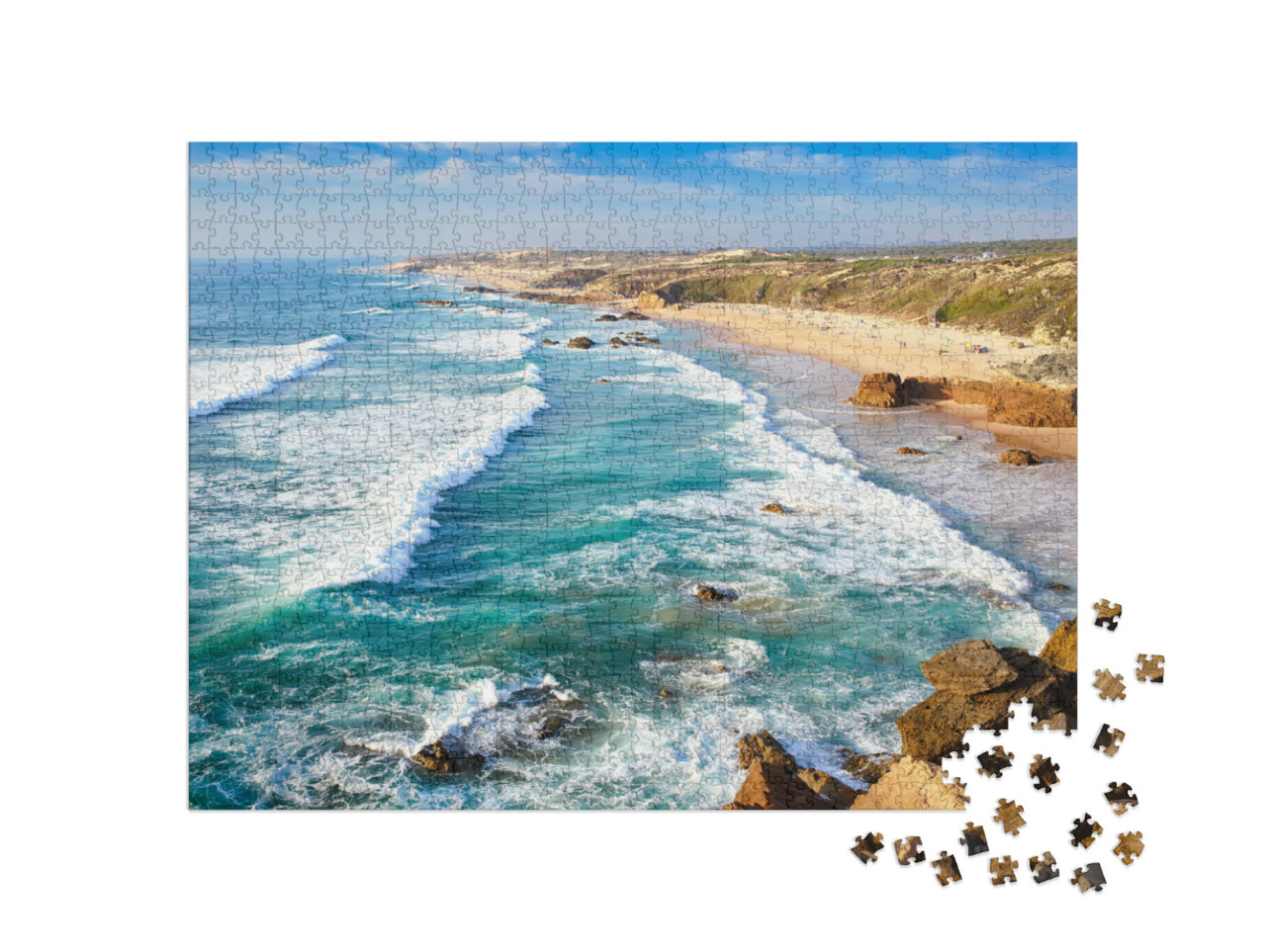 puzzle 1000 dílků „Krásné západní pobřeží Portugalska“