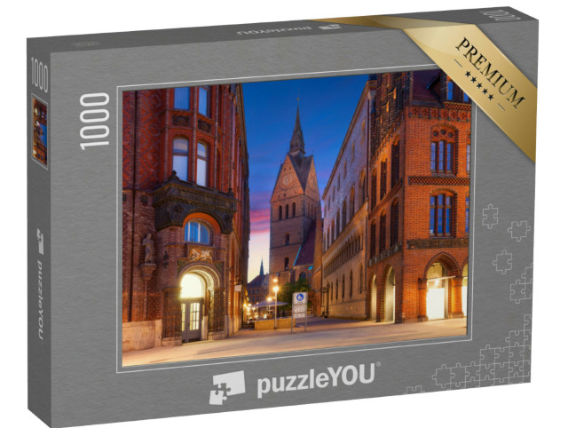 puzzle 1000 dílků „Staré město Hannover, Německo“